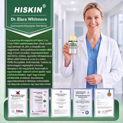 Hiskin® PDRN Öregedésgátló és Folthalványító Ápolás 👨‍⚕️Kisimítja a Ráncokat, Feszesíti a Bőrt és Halványítja a Látható Foltokat 7 Nap Alatt🕑